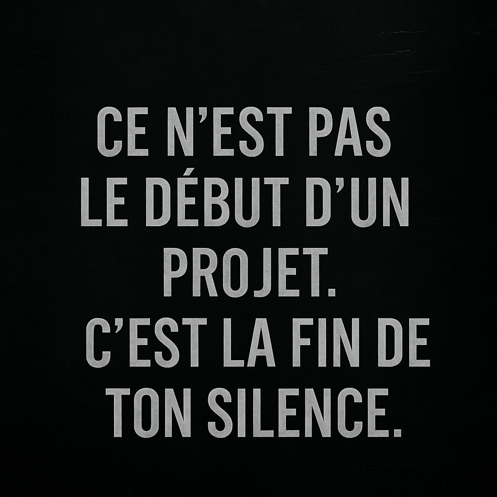 Le manifeste.